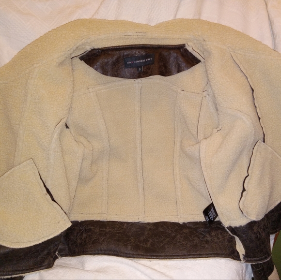 Womens mo x members brown jacket size small - Picture 5 of 7